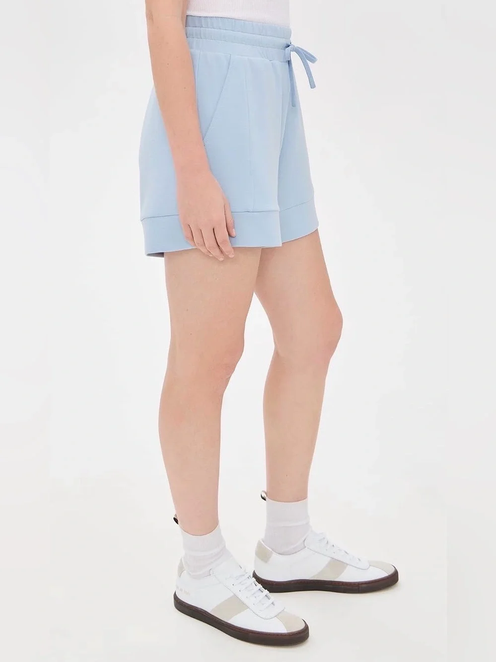 Varley Atrium High Rise Shorts - Light Blue